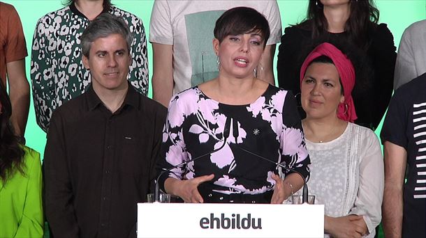 La candidata de EH Bildu a la Alcaldía de Vitoria-Gasteiz, Rocío Vitero. Foto: EITB MEDIA