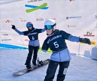 Idiakez, campeona mundial en Snowboard Cross por equipos