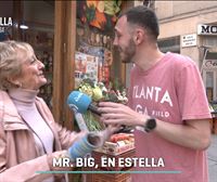 Chris Noth, actor de ''Sexo en Nueva York'', ha pasado unos días en Navarra y ha revolucionado Estella-Lizarra