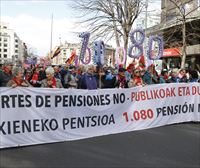 Los pensionistas vascos ven raquítica la subida de las pensiones mínimas porque no alcanza los 1080 euros