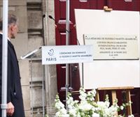 Homenaje en París al jugador de rugby Federico Martín Aramburu, asesinado por un ultraderechista hace un año