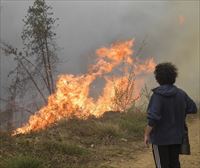 Los incendios azotan Asturias y llegan a las puertas de Oviedo