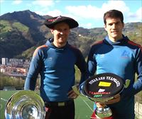 Aitor Elordi y José Javier Zabaleta, encantados y orgullosos con las txapelas del Campeonato de Parejas