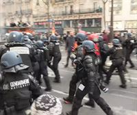 Istiluak Parisen, pentsioen erreformaren aurkako 11. protesta egunean