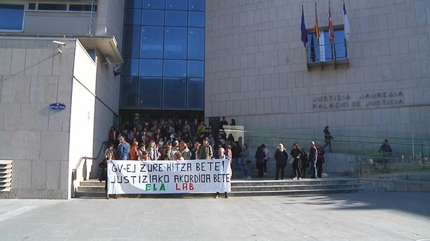El colegio de Abogados de Gipuzkoa denuncia "indefensión" por las huelgas en el sector judicial