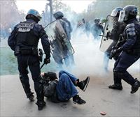 Maiatzaren Lehena, Frantzian: 406 polizia eta 61 manifestari, zaurituta