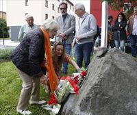 Homenaje a López de Lacalle en Andoain en el 23 aniversario de su asesinato a manos de ETA