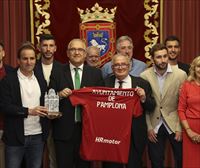 Osasuna recibe el homenaje del Ayuntamiento de Pamplona y del Gobierno de Navarra tras la final de Copa