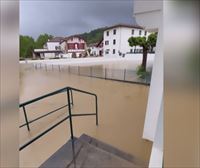 Inundaciones en Sara, Senpere y alrededores, y alerta naranja en toda Ipar Euskal Herria
