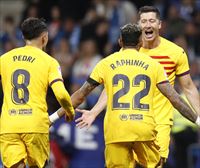 Bartzelonak Liga irabazi du, Espanyoli 2 eta 4 gailenduta (2-4)
