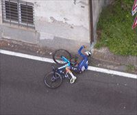 Óscar Rodríguez sufre una contusión renal debido a la caída de la 11ª etapa del Giro