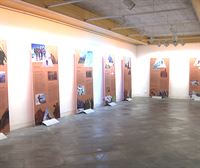 La exposición ''Mendian gora'' puede visitarse estos días en el palacio Aranburu de Tolosa