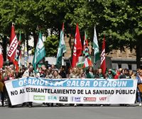 Los sindicatos cifran en un 65 % el seguimiento de la huelga en Osakidetza y el Gobierno Vasco en un 14,51 %