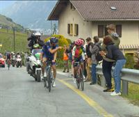 Pinoten eta Cepedaren arteko ika-mika Giroko 13. etapako azken igoeran