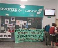 Segunda jornada de huelga en el servicio de autobuses Avanza