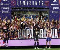 El Atlético Madrid gana la final de la Copa de la Reina en los penaltis ante el Real Madrid