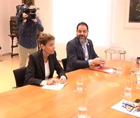 Chivite y Barkos dan comienzo a las negociaciones para conformar el nuevo Gobierno en Navarra