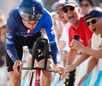Stefan Kung gana la contrarreloj y es el primer líder de la Vuelta a Suiza