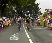 Pogacarren eta Vingegaarden erasoak Frantziako Tourreko 2. etapako Jaizkibelgo igoerako azken metroetan