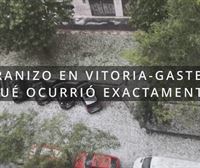 ¿Cómo se explica la granizada que cayó en Vitoria-Gasteiz?