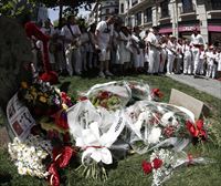 Homenaje a Germán Rodríguez en Pamplona, en el 45 aniversario de su asesinato