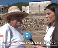 Edorta Loma, sobre las consecuencias de la granizada: ''¡Se nos quitó toda la sal del Valle de Añana!''