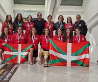 La Selección Vasca infantil femenina de waterpolo gana el prestigioso torneo HaBaWaBa Greece, en Glyfada