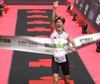 Gurutze Frades domina en el Ironman de Vitoria-Gasteiz
