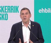 Otegi: ''Euskal Herriak ez du Espainiako Estatuan gobernu faxistarik nahi''