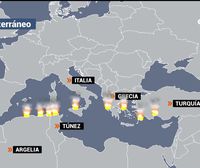 Los incendios asolan Argelia, Turquía, Túnez, Italia y Grecia