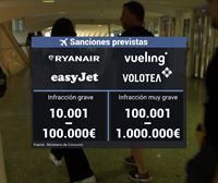 Varias compañías aéreas se enfrentan a sanciones de hasta 1 millón de euros por cobrar el equipaje de mano