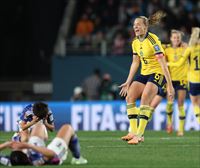 Suecia apea a Japón (1-2) y se enfrentará a España en las semifinales del Mundial