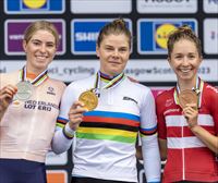 Lotte Kopecky, campeona del mundo de ciclismo en ruta