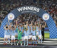 El Manchester City gana la Supercopa de Europa al Sevilla en los penaltis
