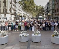 Barcelona recuerda a las víctimas de los atentados del 17 de agosto de 2017