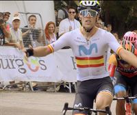 Último kilómetro de la 4ª etapa de la Vuelta a Burgos que ha ganado Oier Lazkano