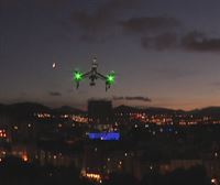 Bilbao usa drones para aumentar la seguridad durante los fuegos artificiales