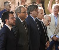 Un homenaje a Pau Casals reúne en Francia a Puigdemont, Aragonès, Torra, Pujol y Montilla