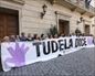 Concentración en Tudela en repulsa por la agresión sexual grupal del fin de semana