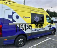Saboteadas varias ambulancias del servicio de transporte sanitario urgente en Bizkaia