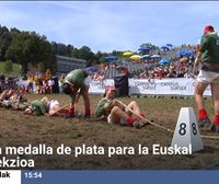 El equipo mixto de la Euskal Selekzioa logra la medalla de plata en el campeonato del mundo de sokatira