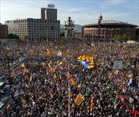 Decenas de miles de personas salen a la calle en una Diada marcada por la amnistía