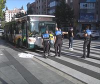78 urteko emakume bat hil da Iruñean, autobus batek harrapatuta