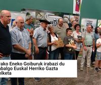 Eneko Goiburu gaztagileak irabazi du Idiazabalgo Euskal Herriko Gazta Txapelketa