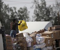 Hasi da laguntza humanitarioa Gazan sartzen, Rafahko pasabidea ireki ostean