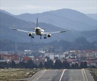El fuerte viento obliga a desviar tres vuelos con destino al Aeropuerto de Bilbao