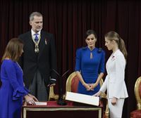 La princesa Leonor jura la Constitución: Pido a los españoles que confíen en mí
