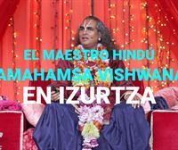 El maestro hindú Paramahamsa Vishwananda congrega a más de 2.000 fieles en el frontón de Izurtza