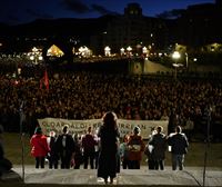 70 000 personas se unen en Bilbao para denunciar la injerencia judicial contra el euskera