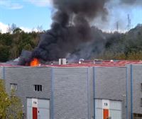Incendio en la empresa Gorlan de Oiartzun